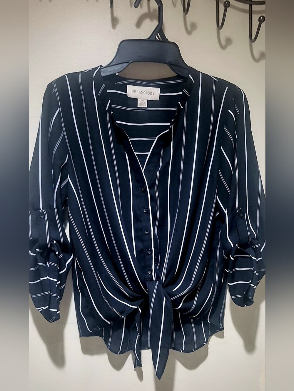 Ladies Black & White Top